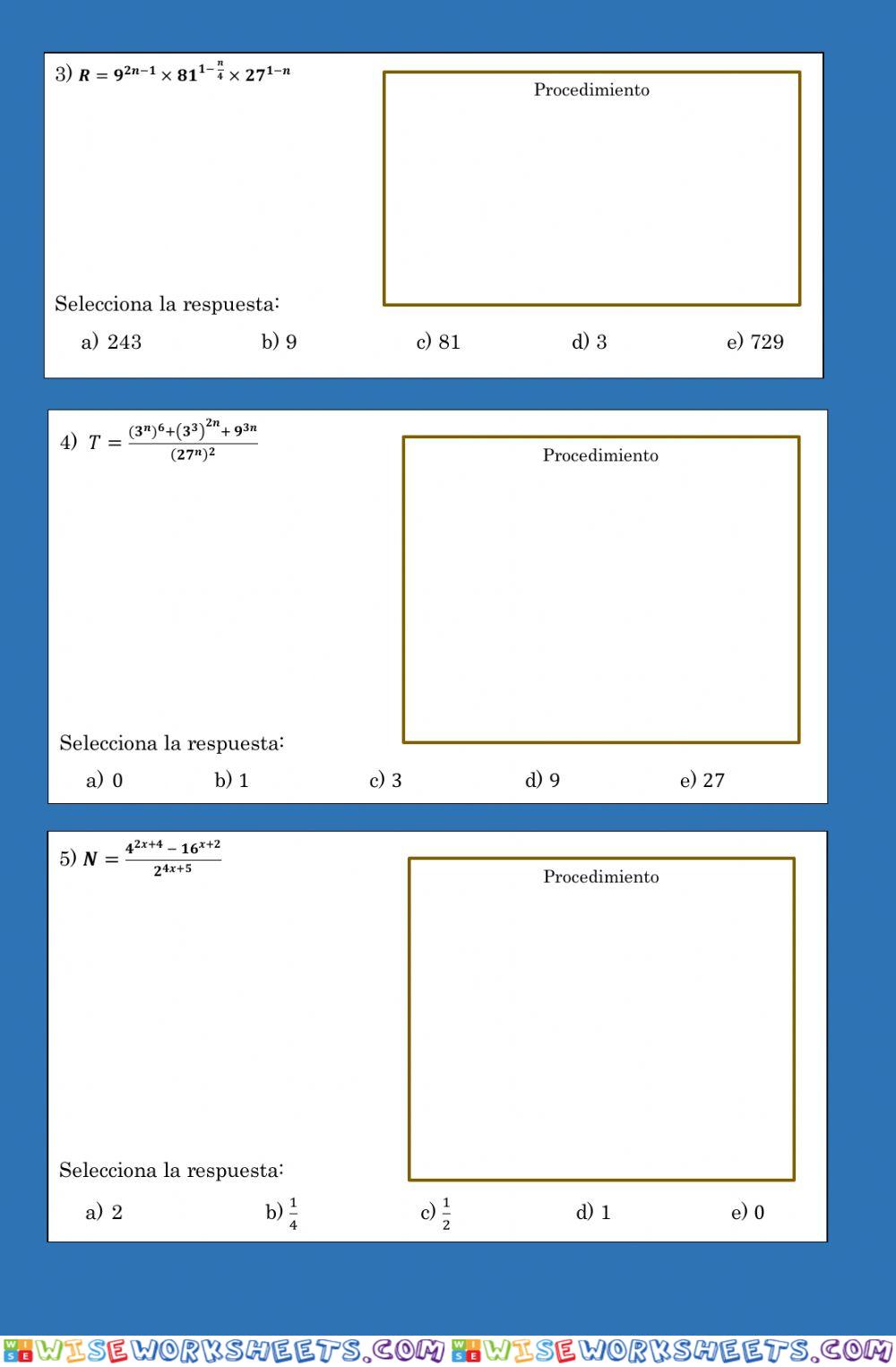 worksheet