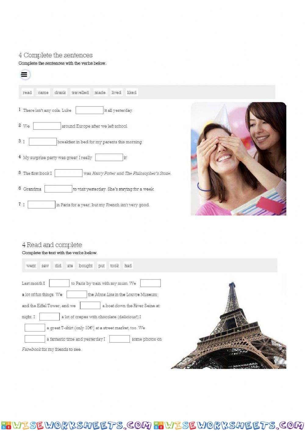 worksheet