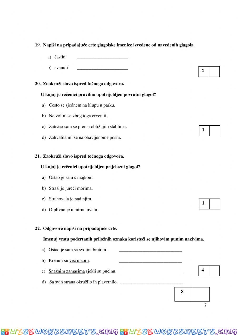 worksheet