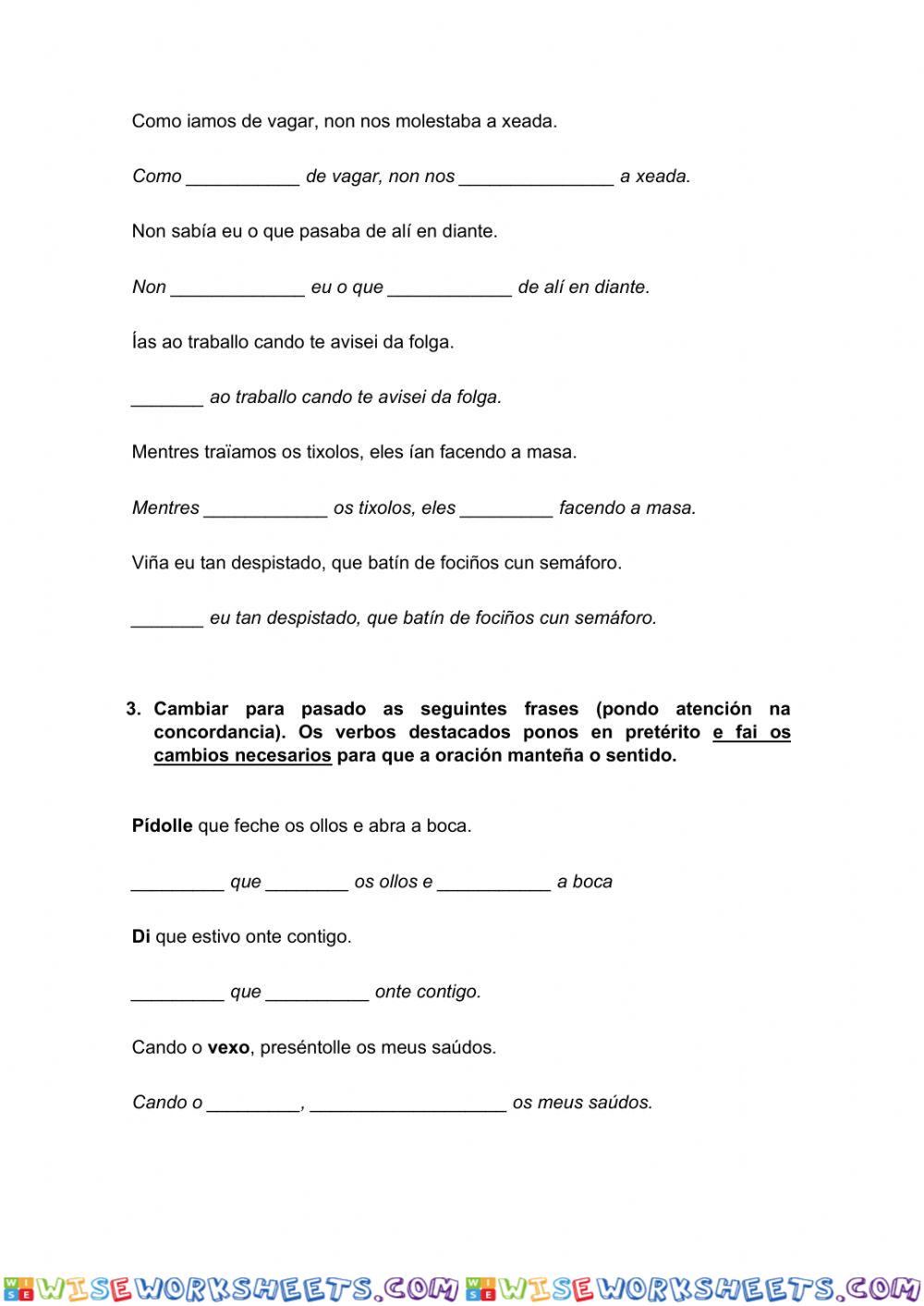 worksheet