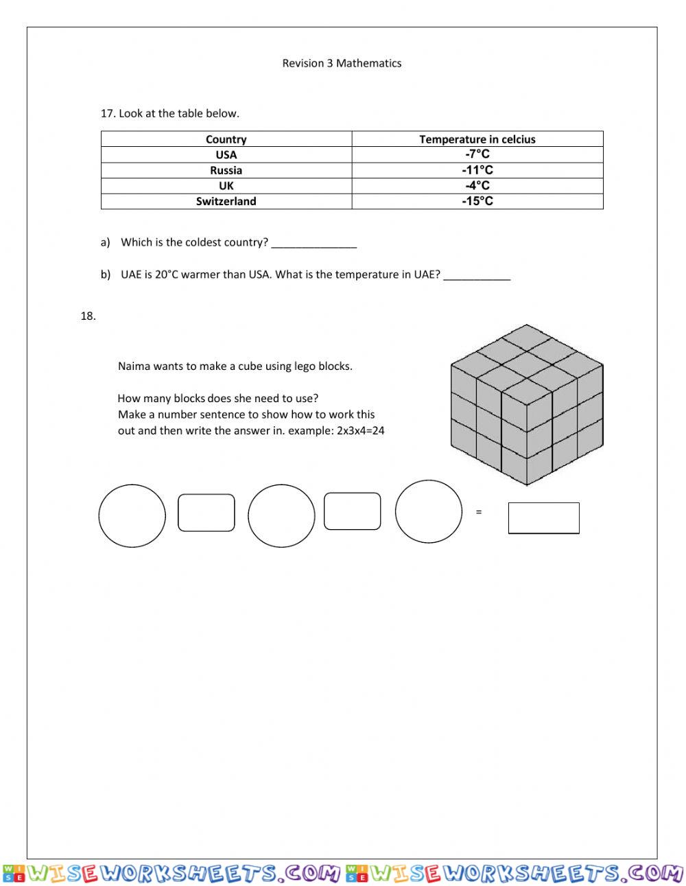 worksheet