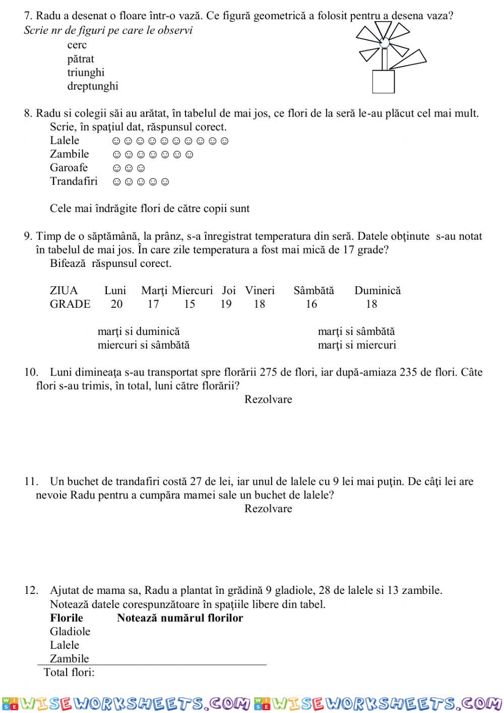 worksheet