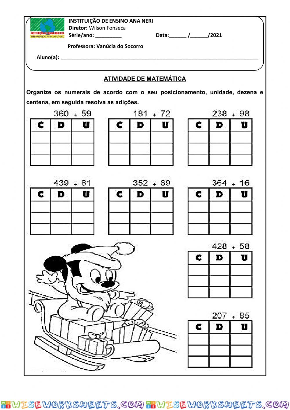 worksheet