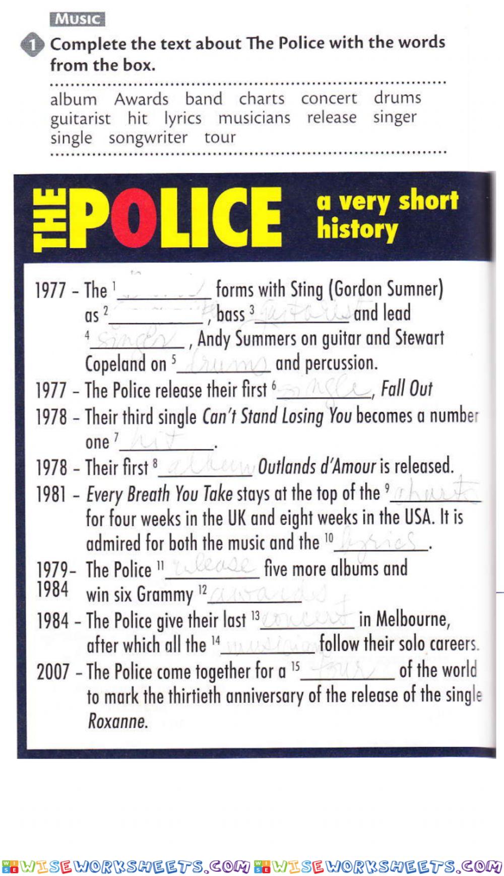 The group Police