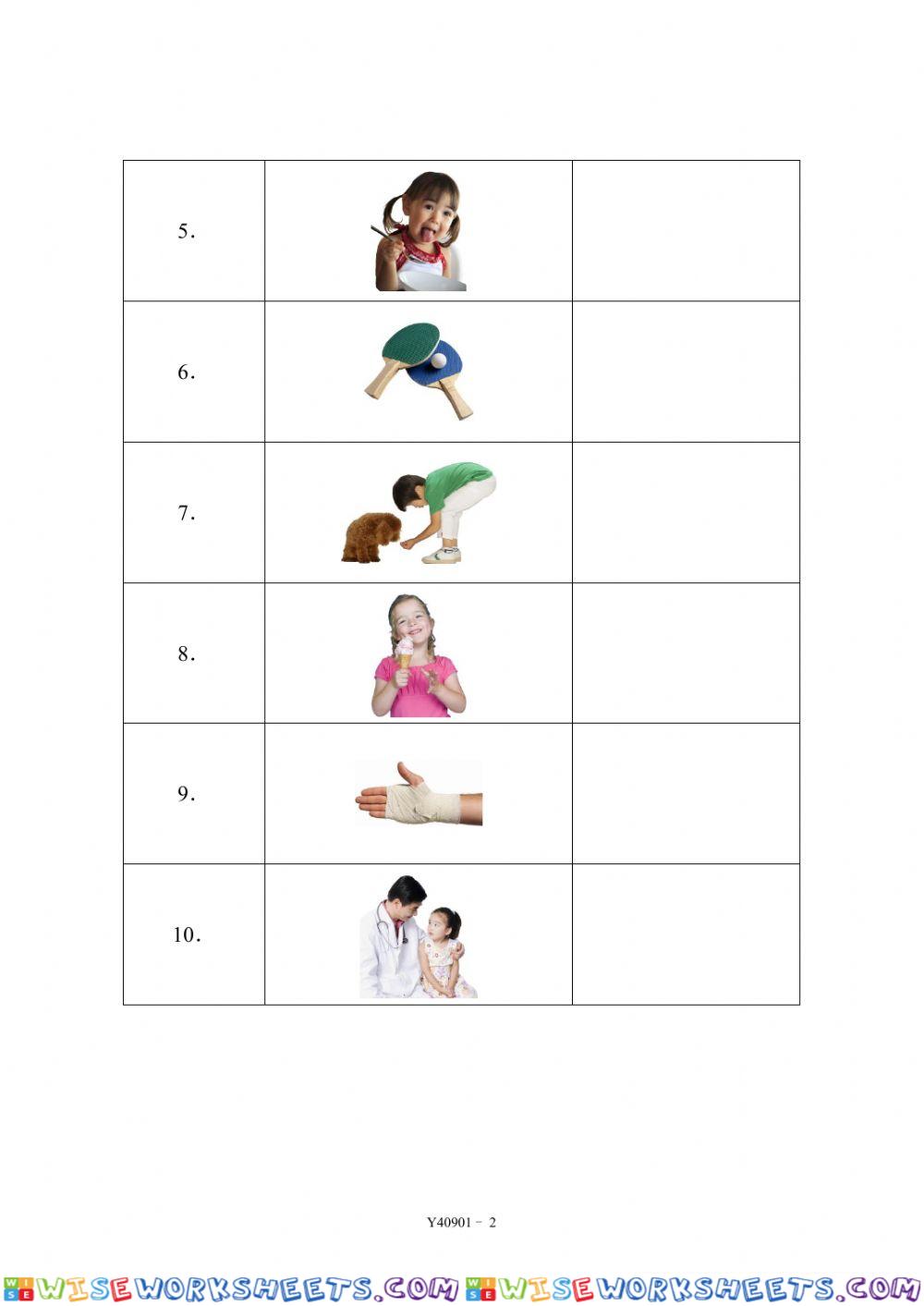 worksheet