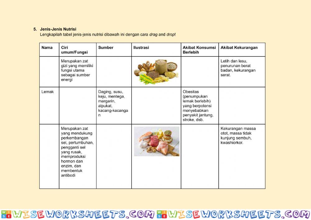 worksheet