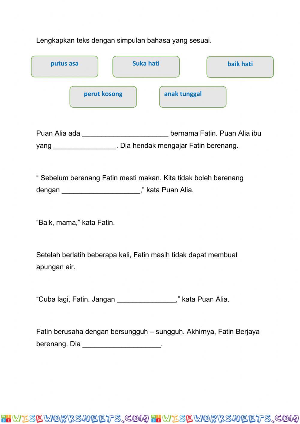 worksheet