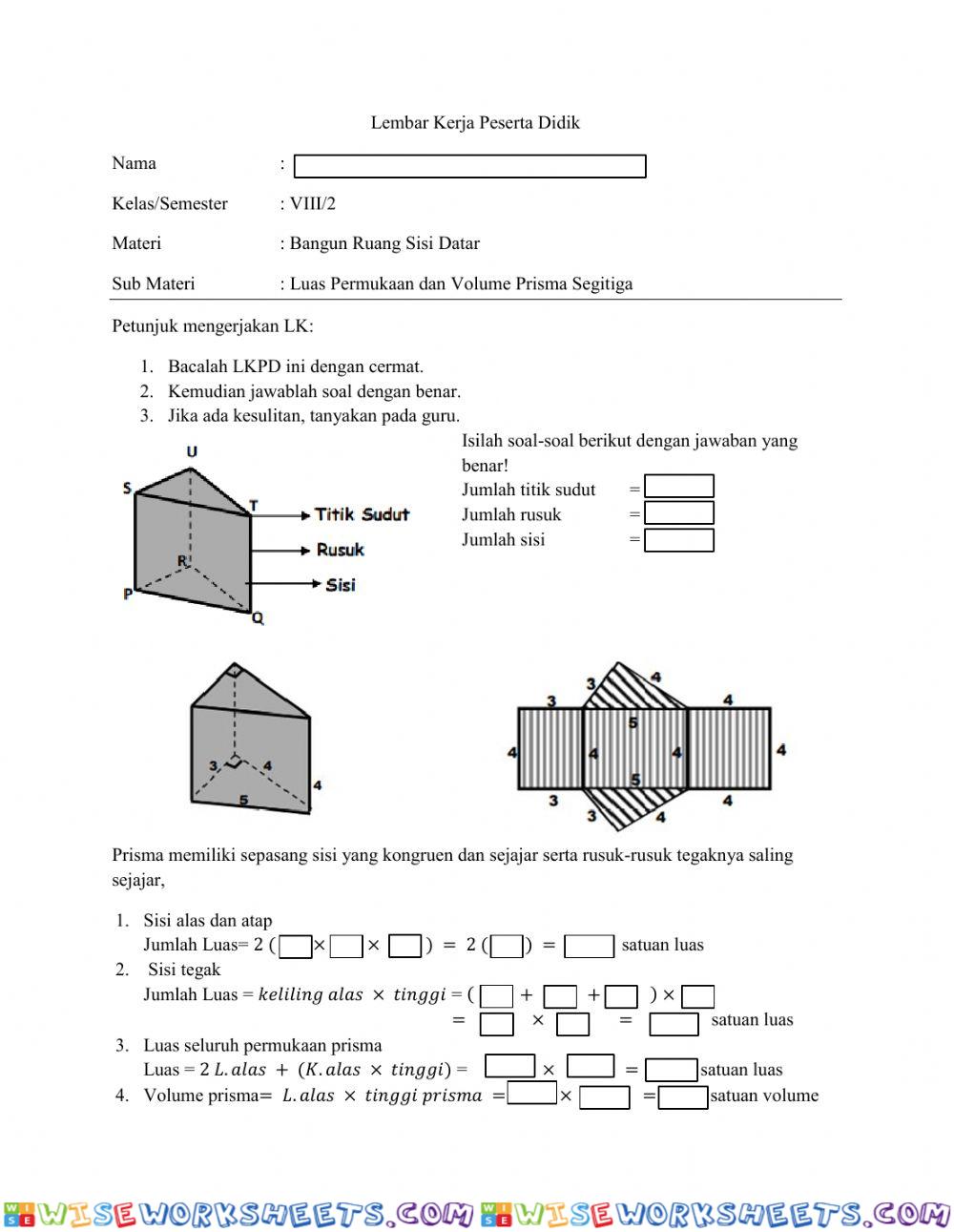 worksheet