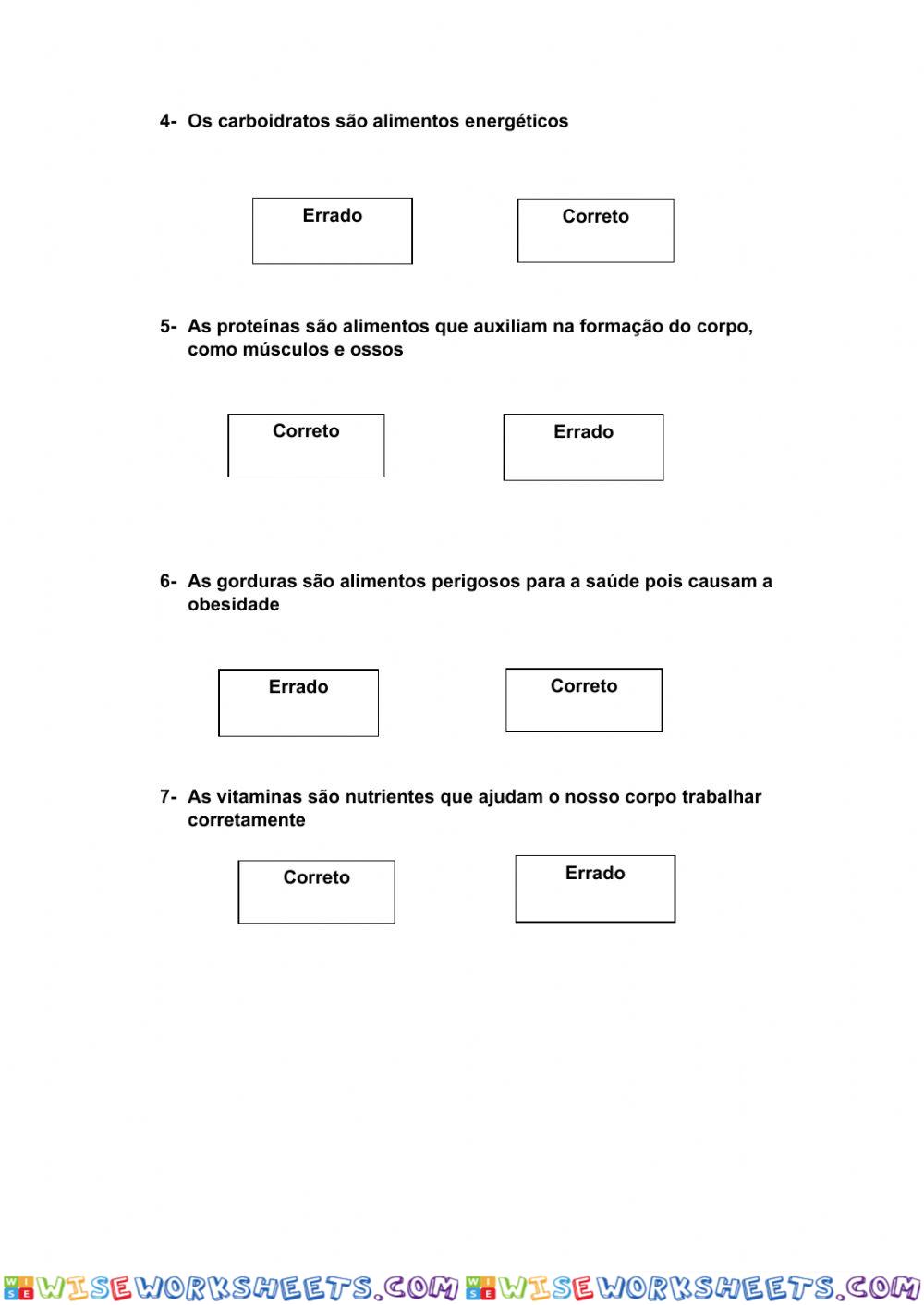 worksheet