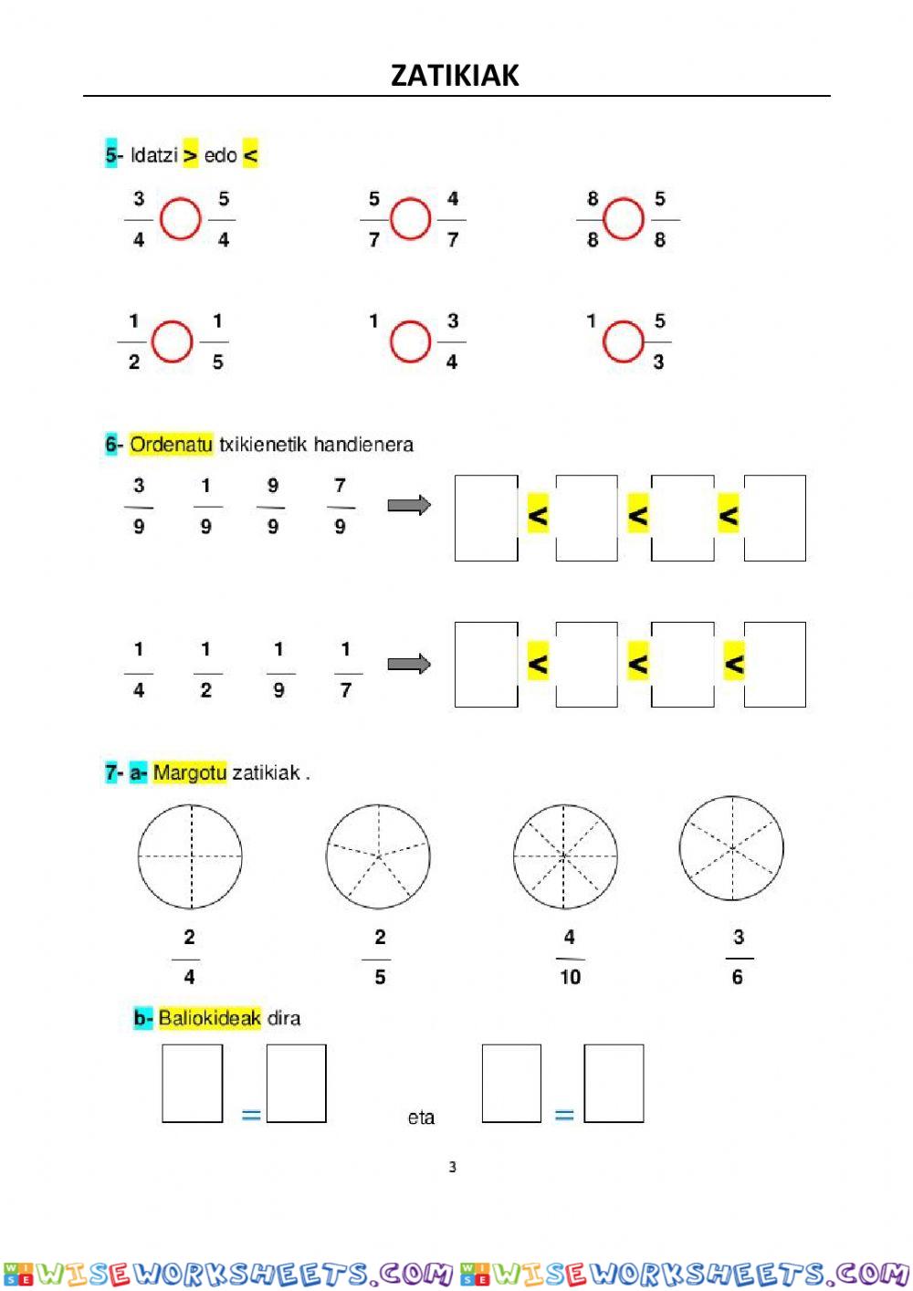 worksheet