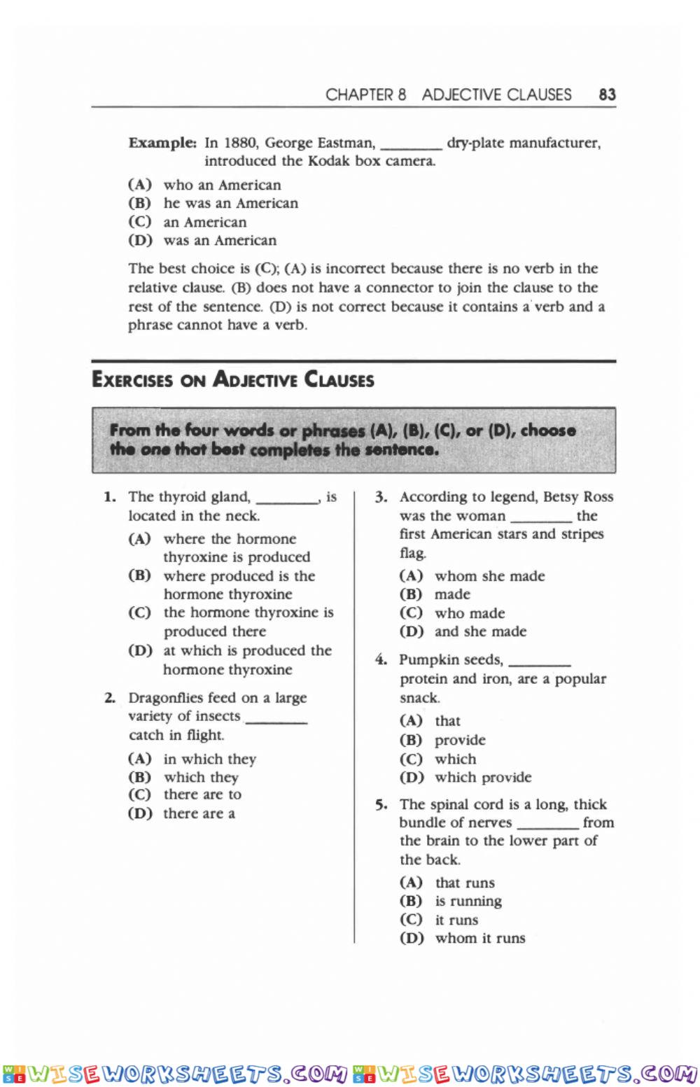 Toefl grammar practice 62