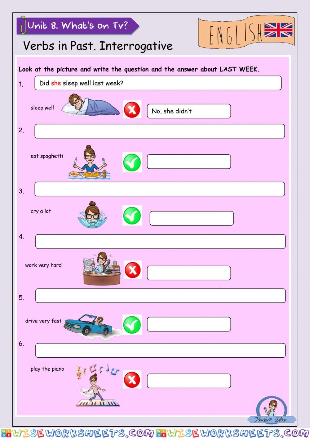 Past Simple Questions