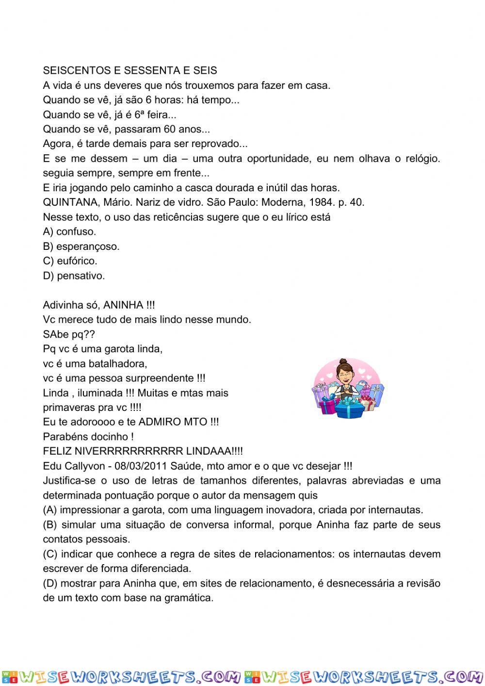 worksheet