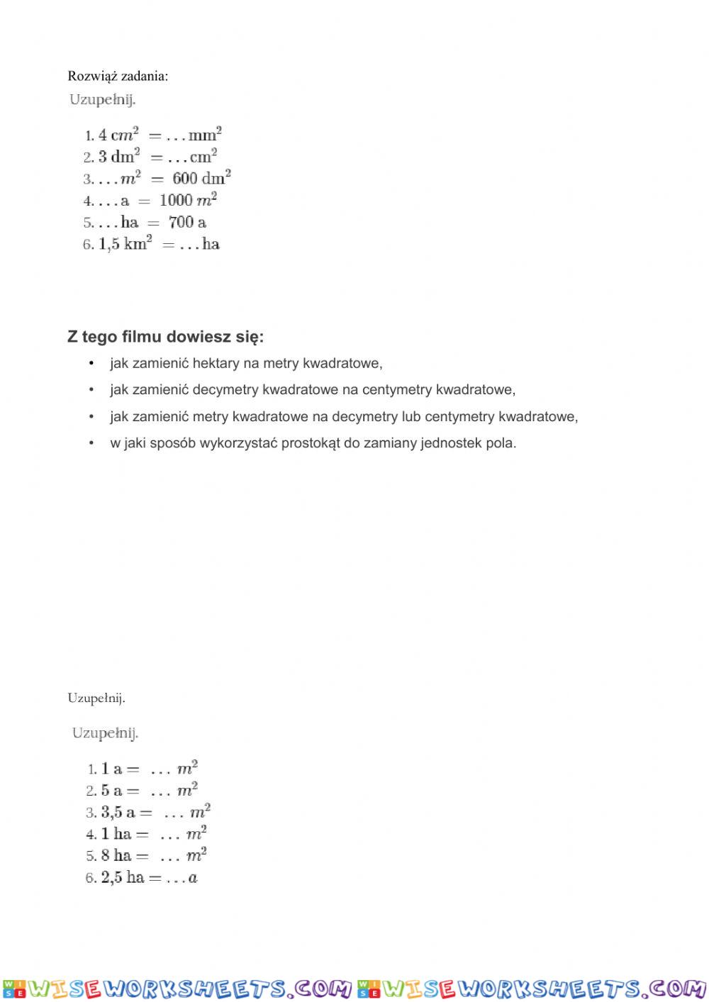 worksheet