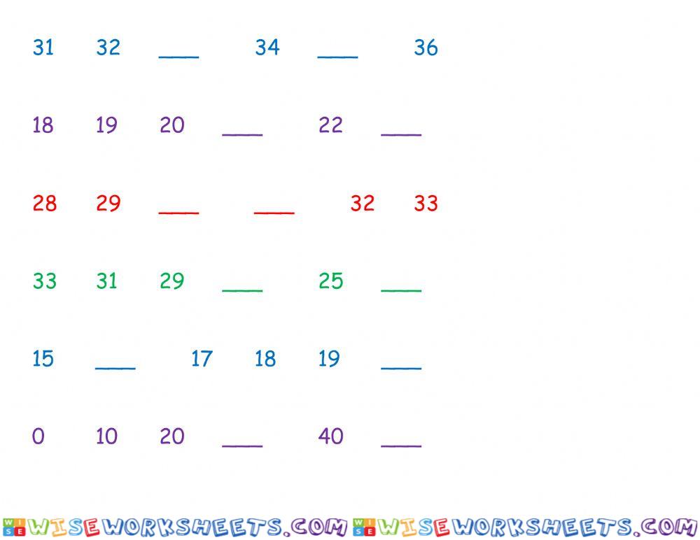 worksheet