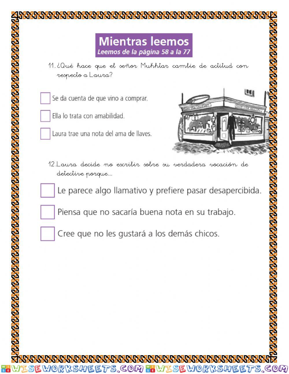 worksheet