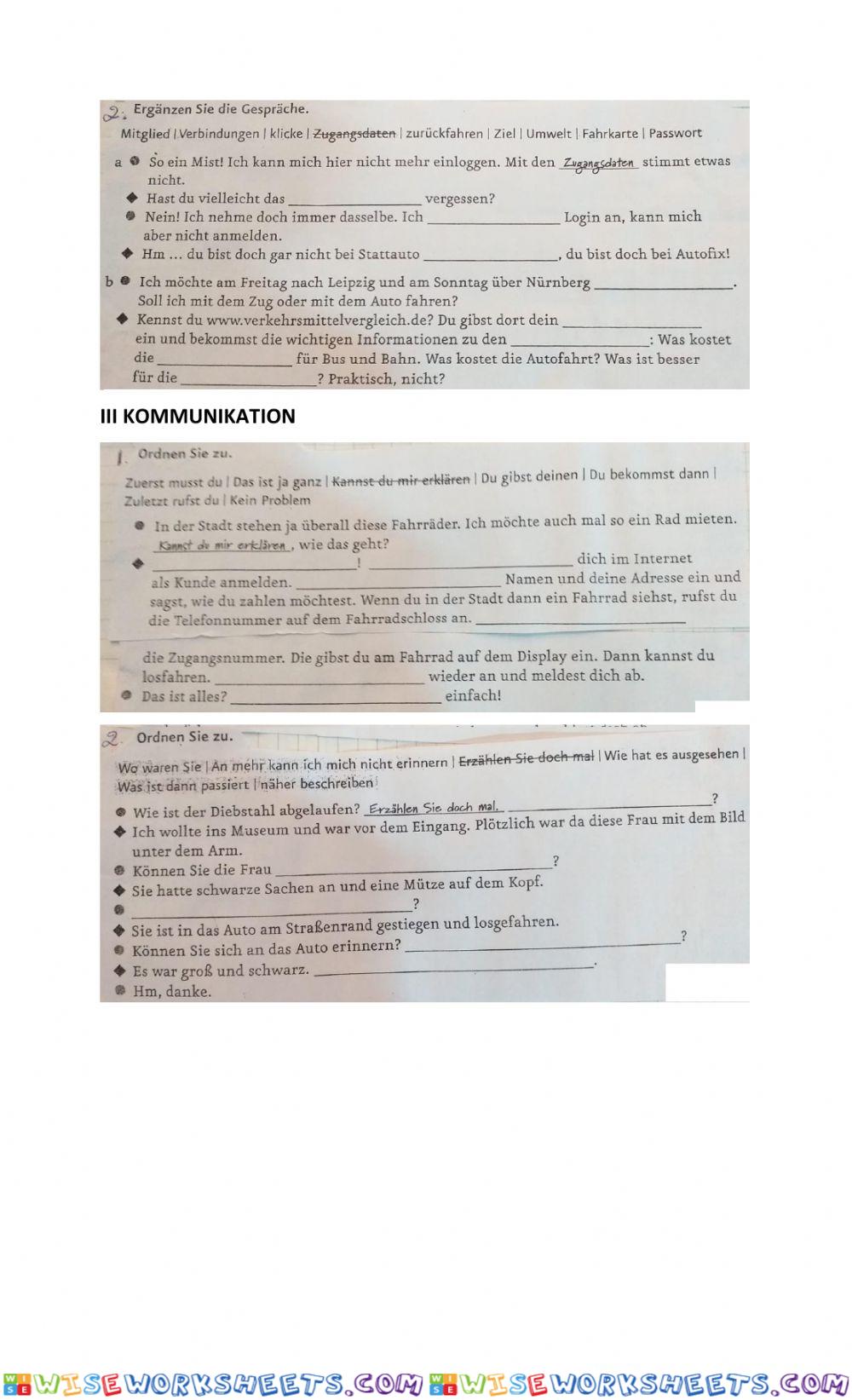 worksheet