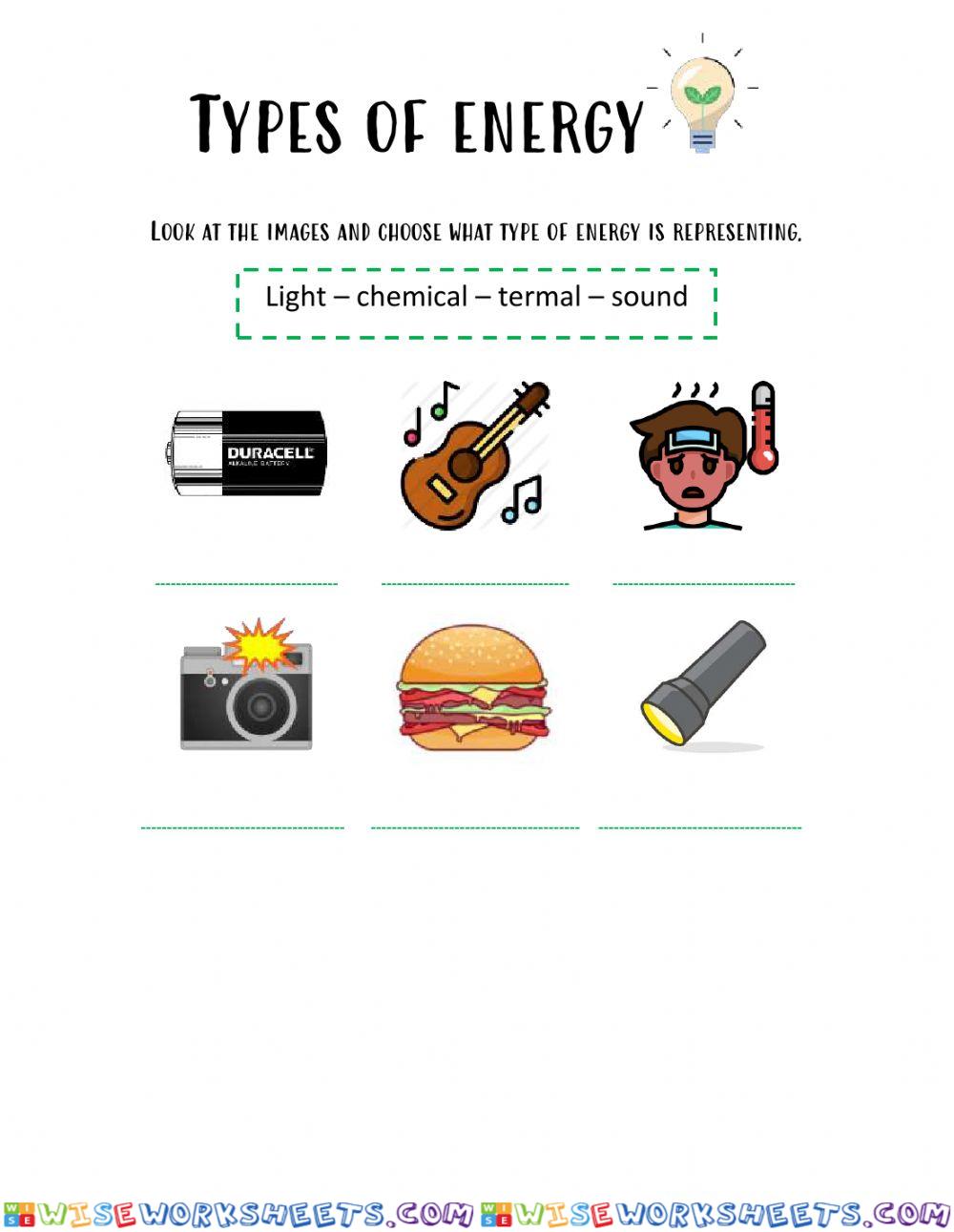 Types of energy