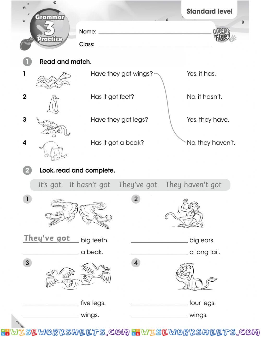 worksheet