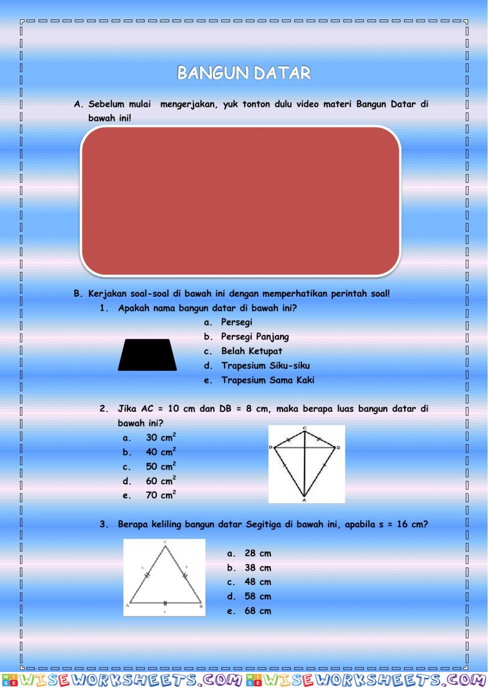 worksheet