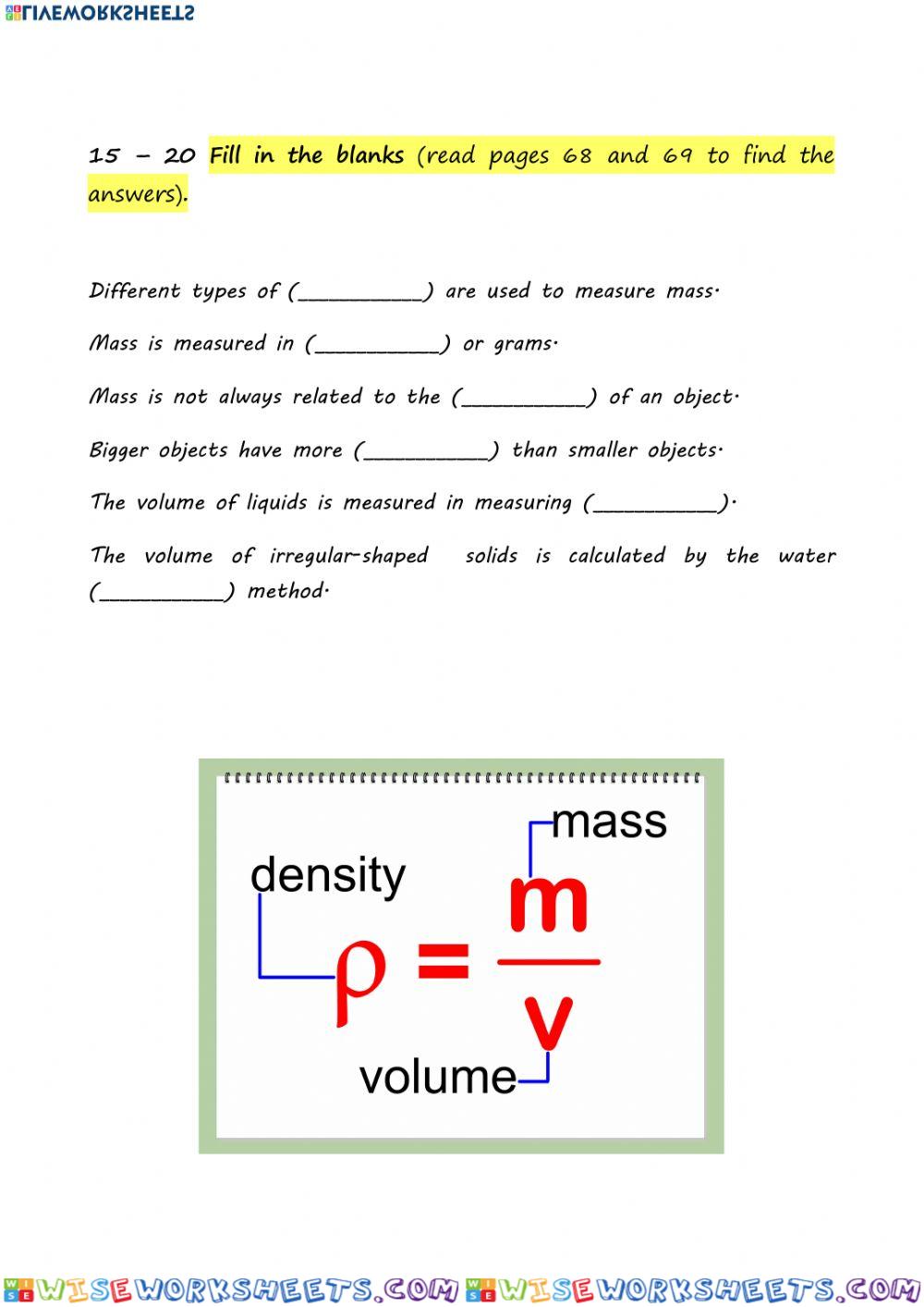 worksheet