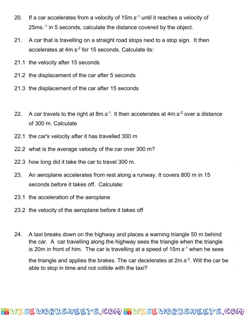 worksheet