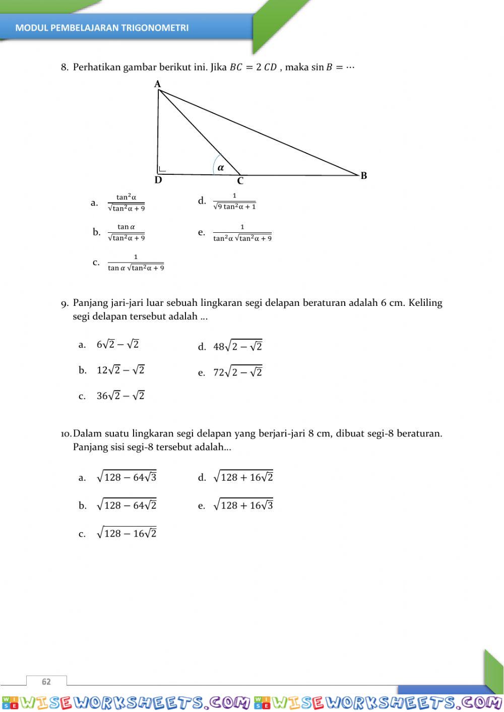 worksheet