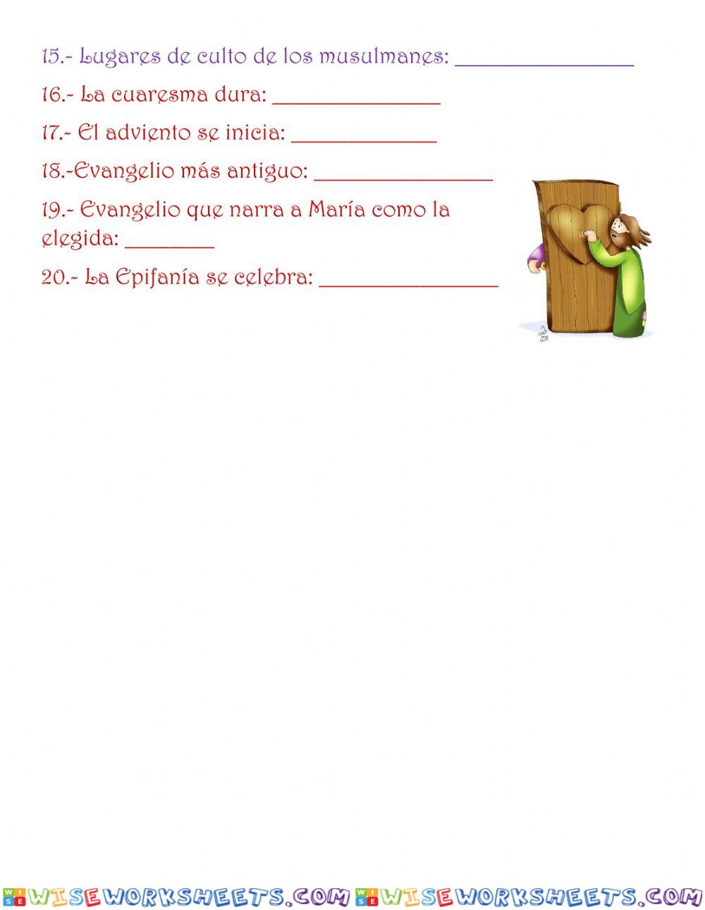 worksheet