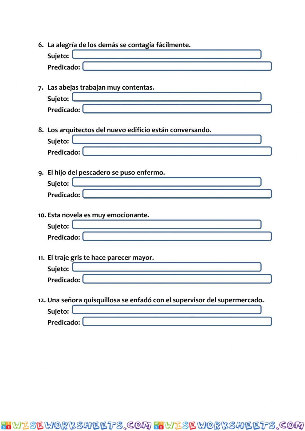 worksheet