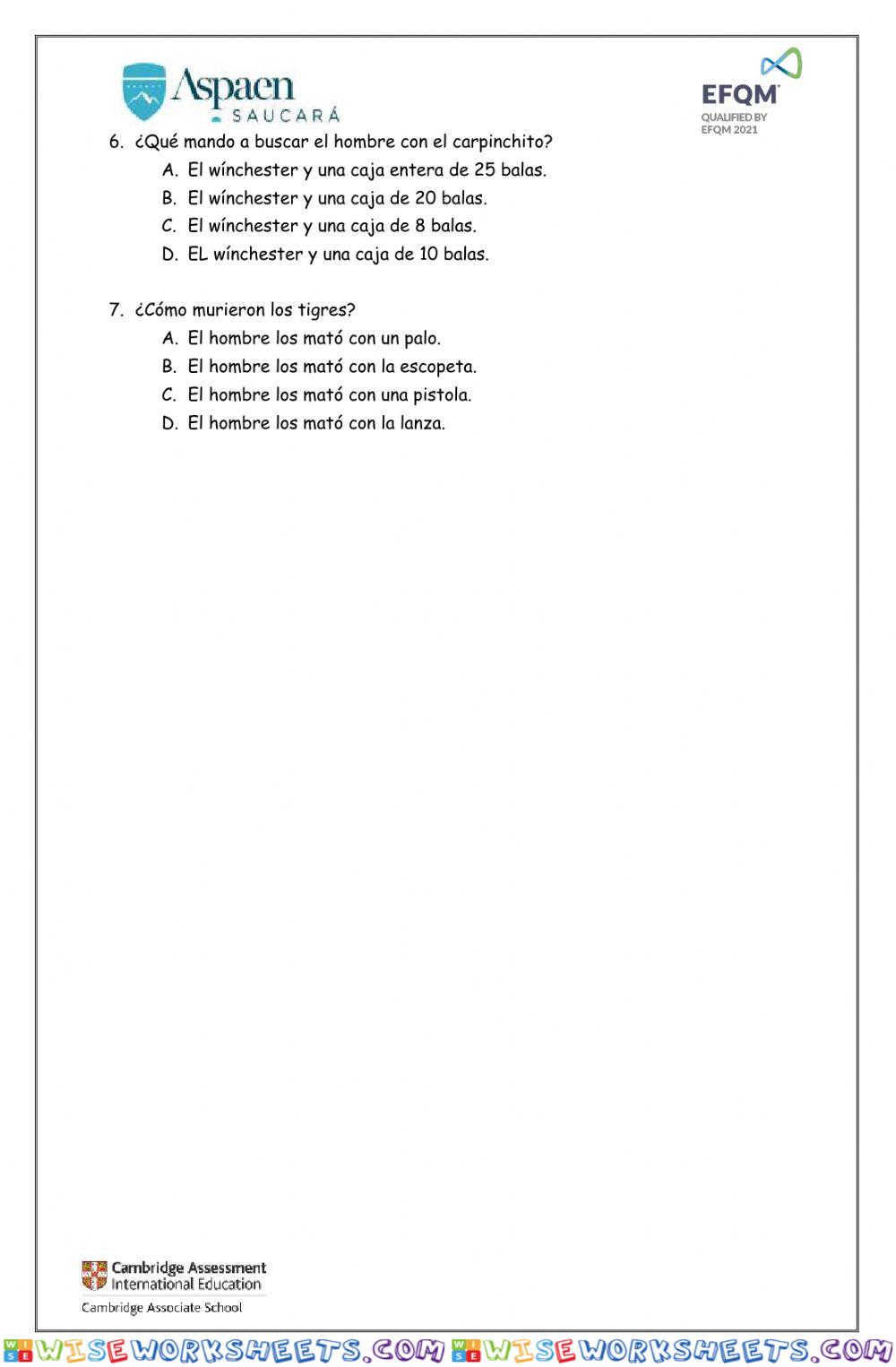 worksheet