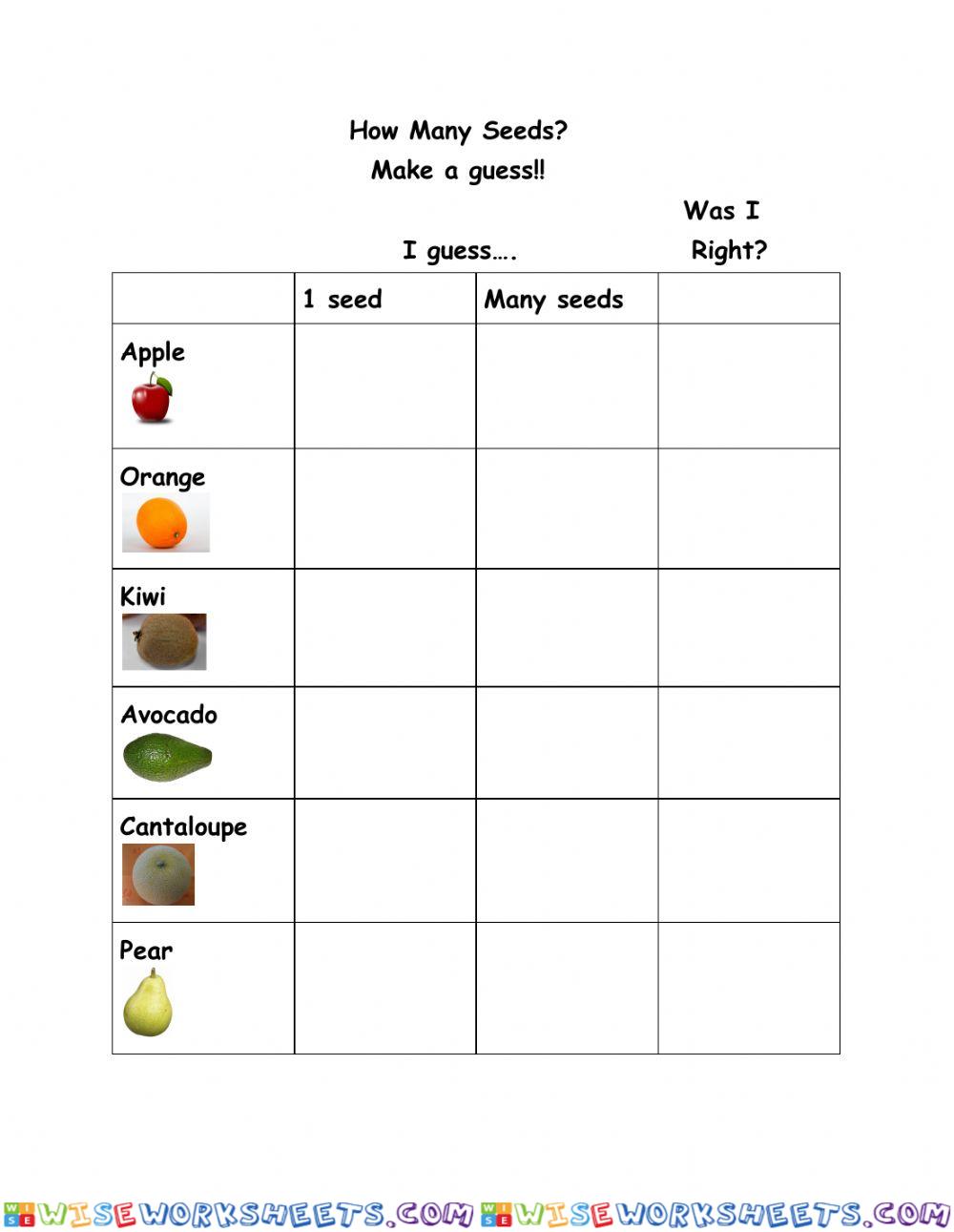 Seed counting