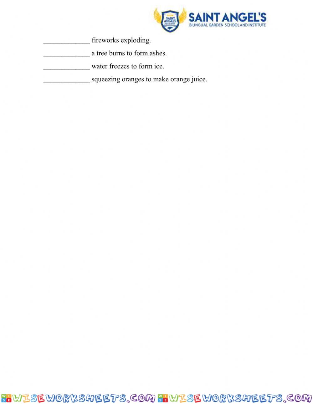 worksheet