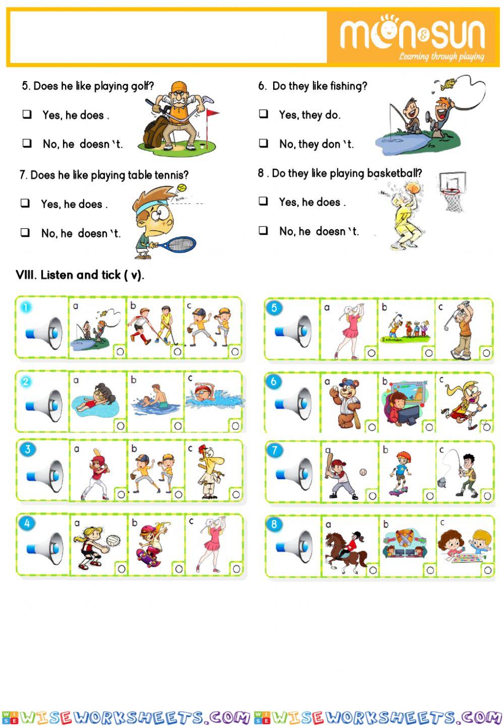 worksheet