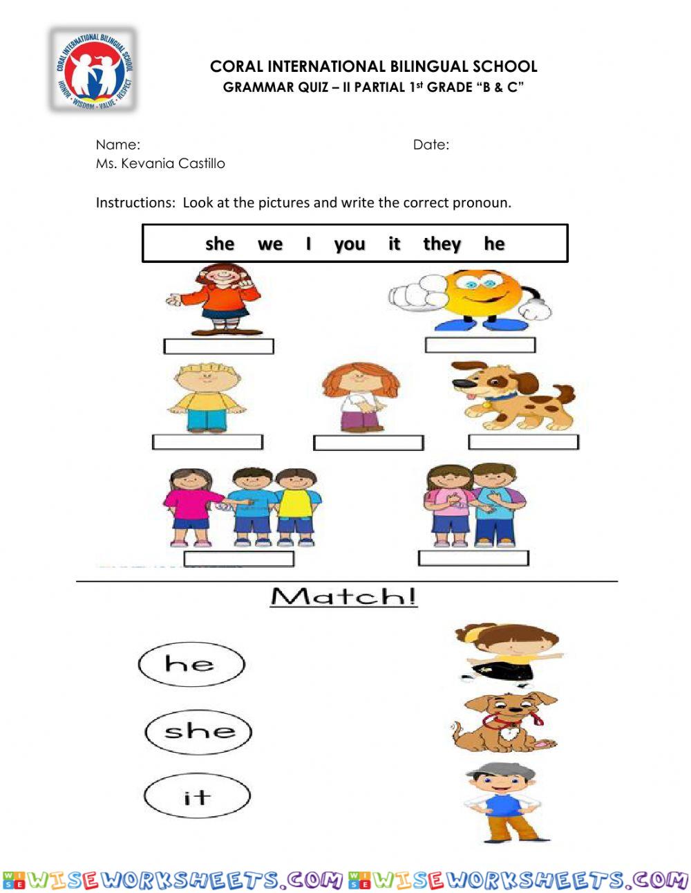 Grammar quiz