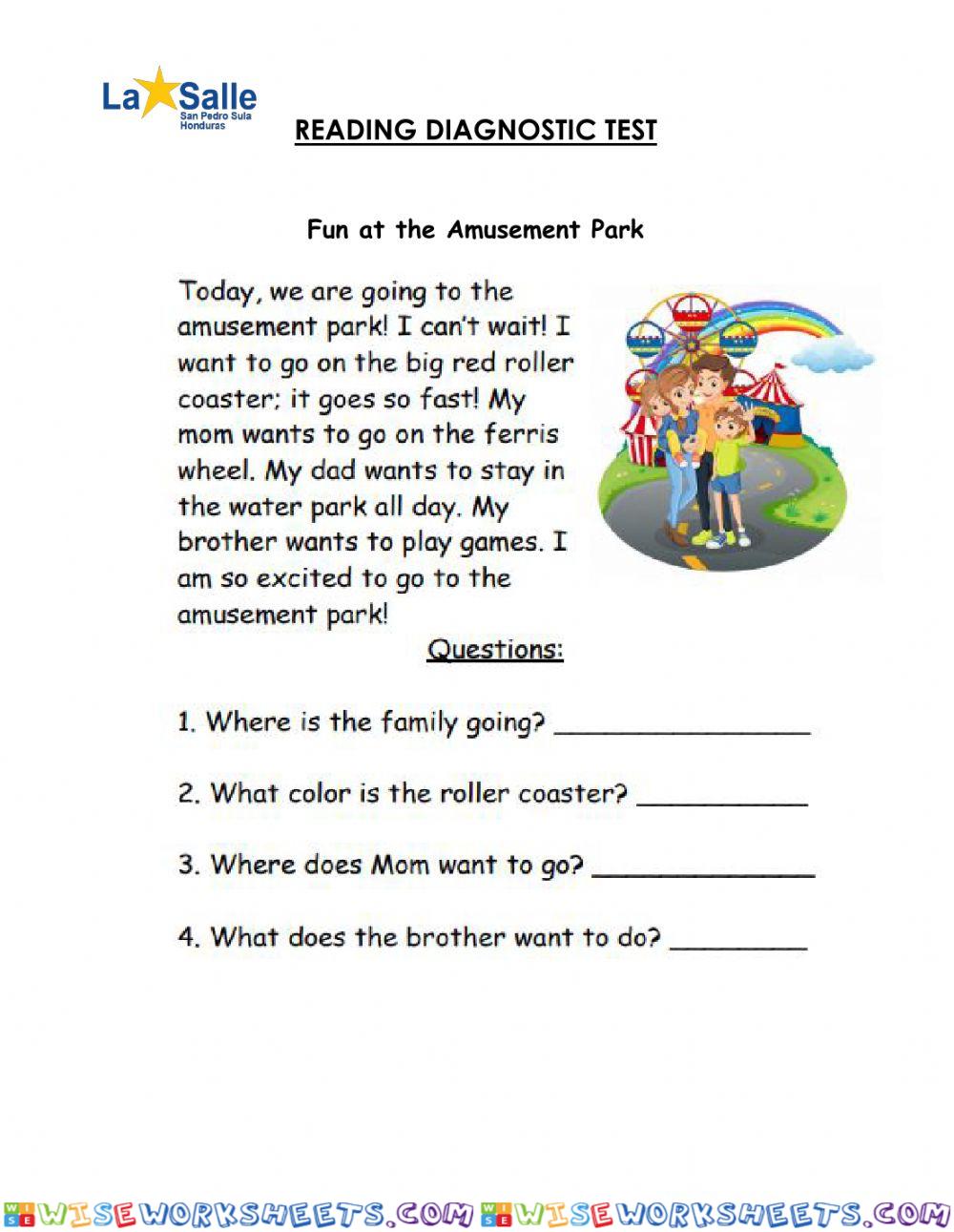 Reading Diagnostic Test