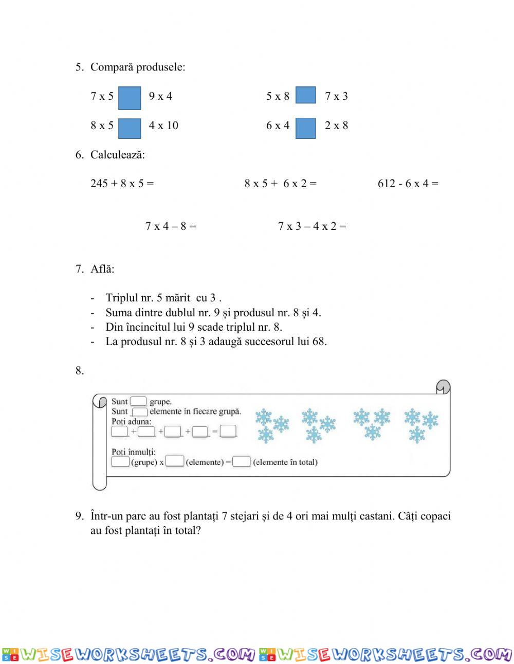 worksheet