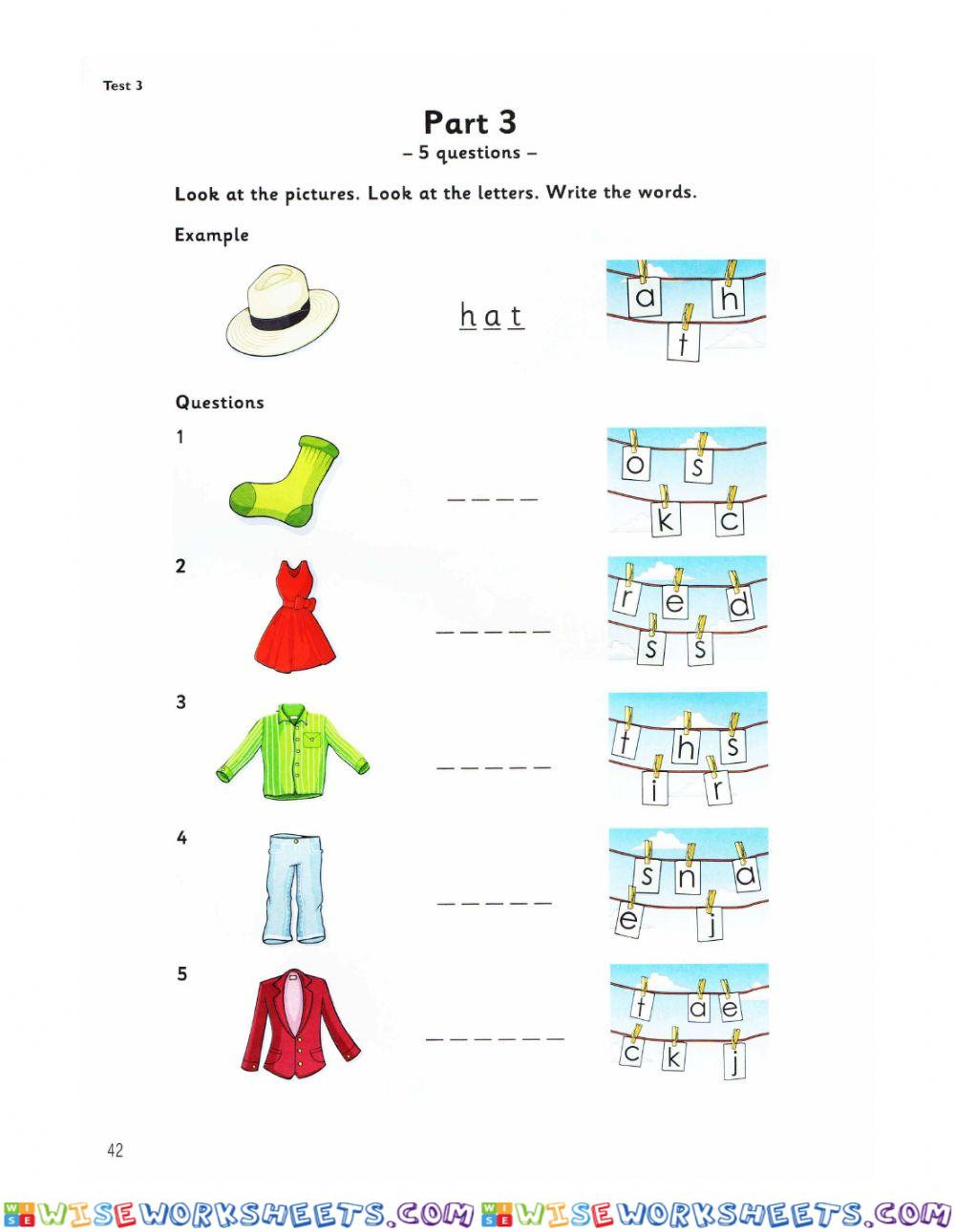 worksheet