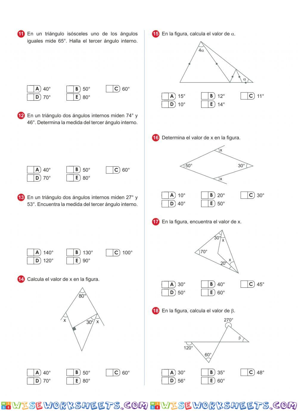 worksheet