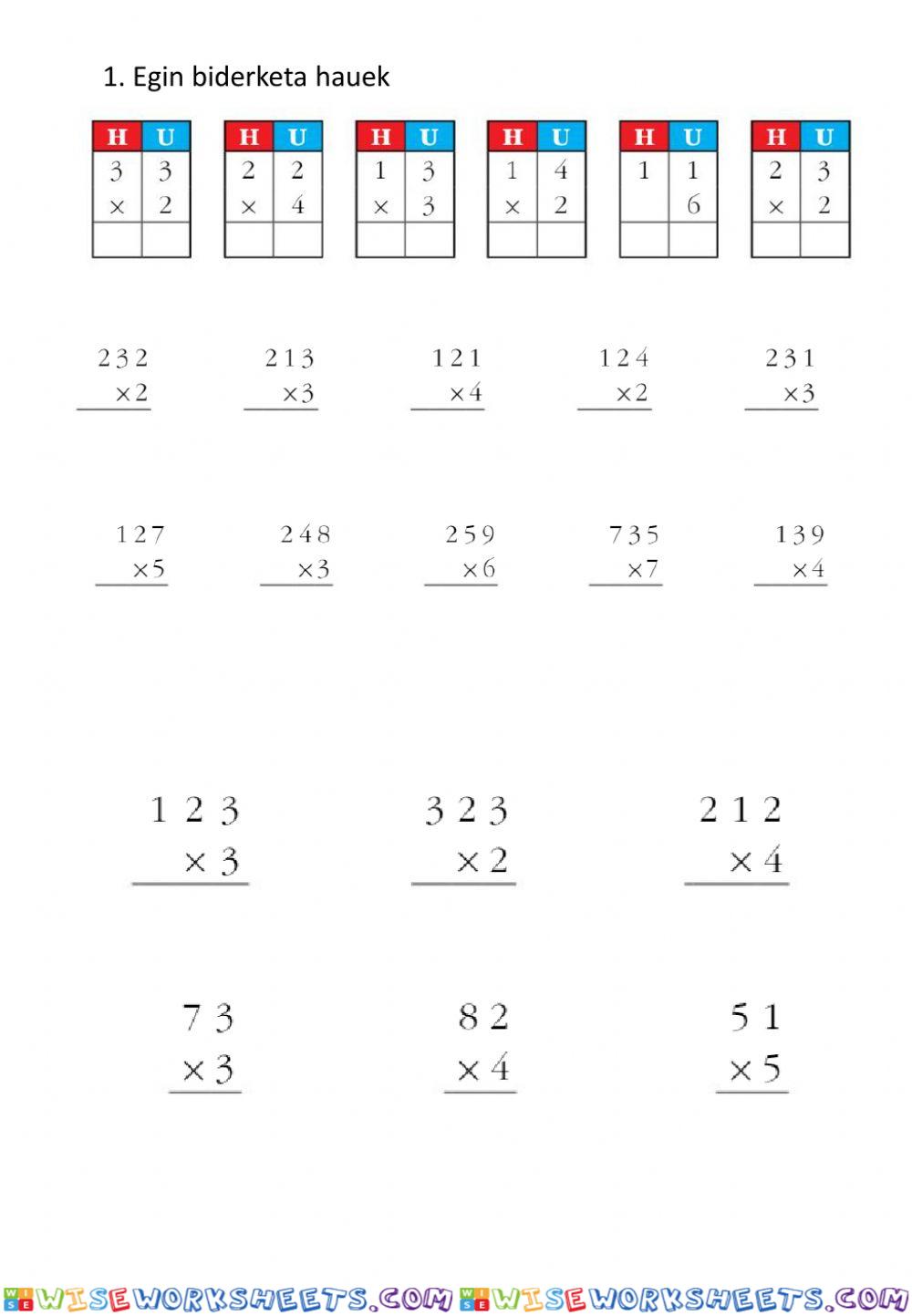 worksheet