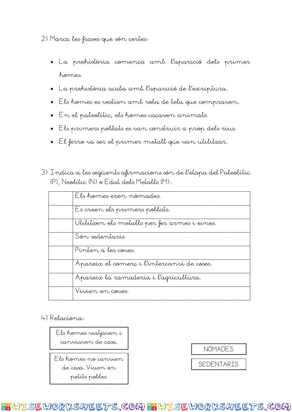 worksheet