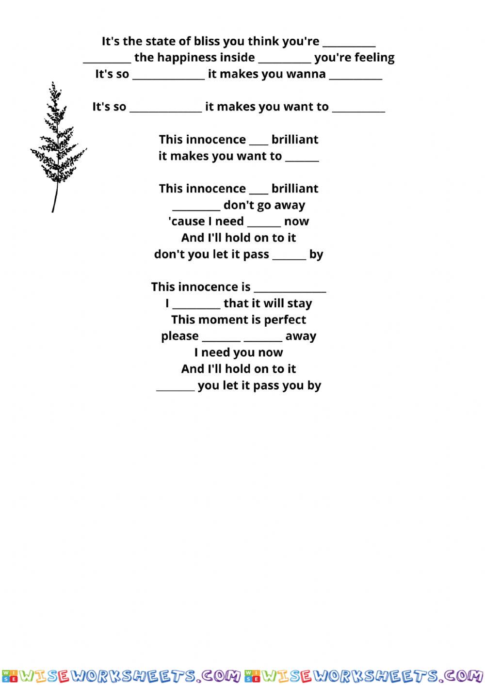 worksheet