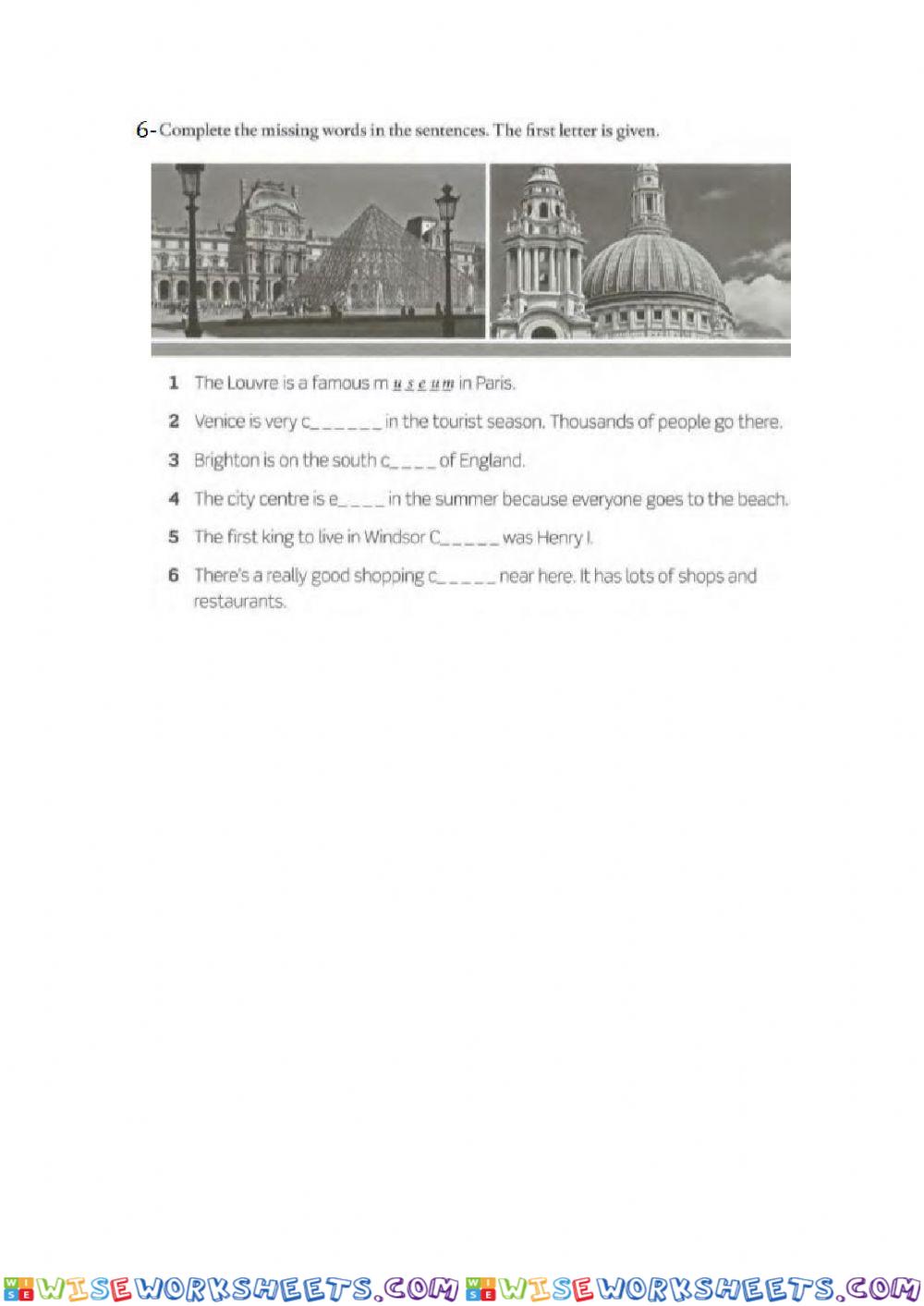 worksheet