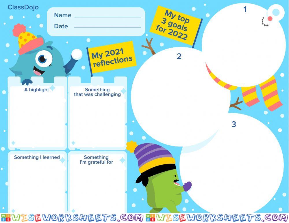 Class Dojo 2021-2022 New Year Goals