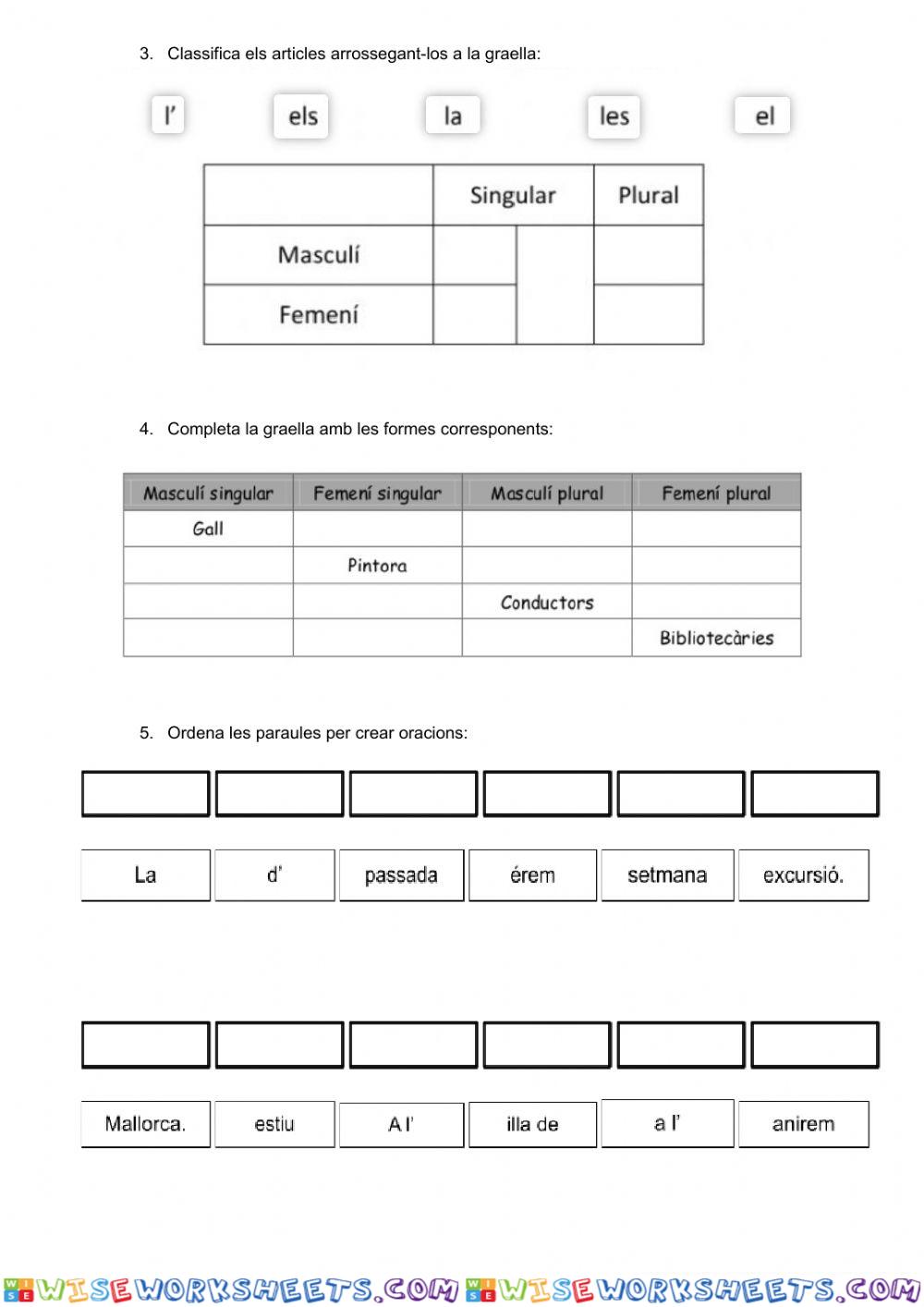 worksheet