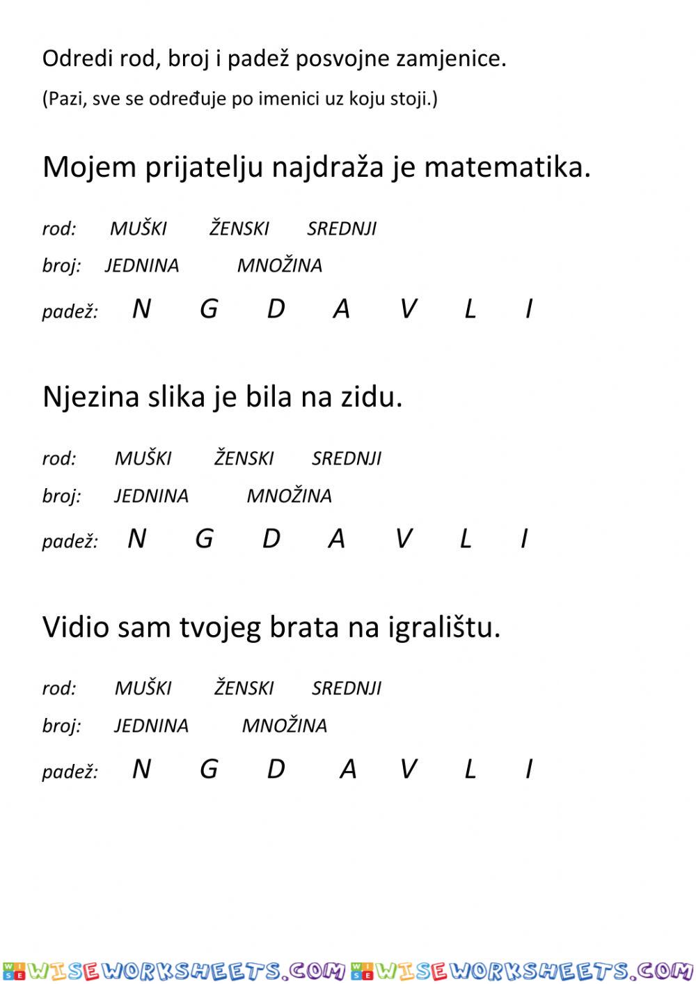 worksheet