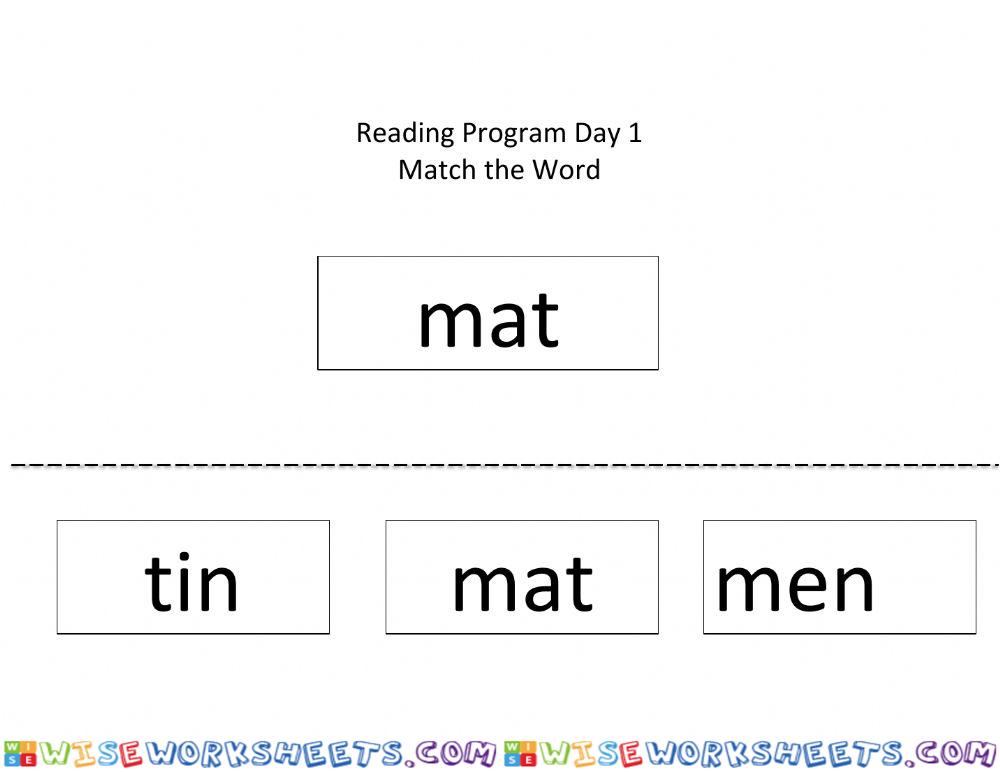 Match the word Mat