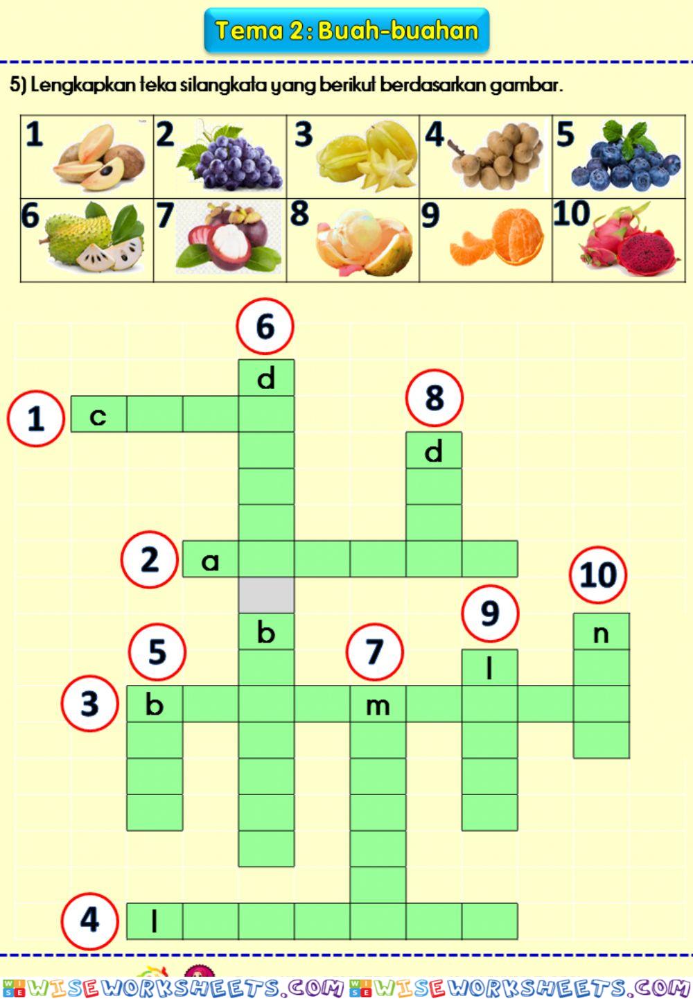 Bijak Kata: Buah-buahan