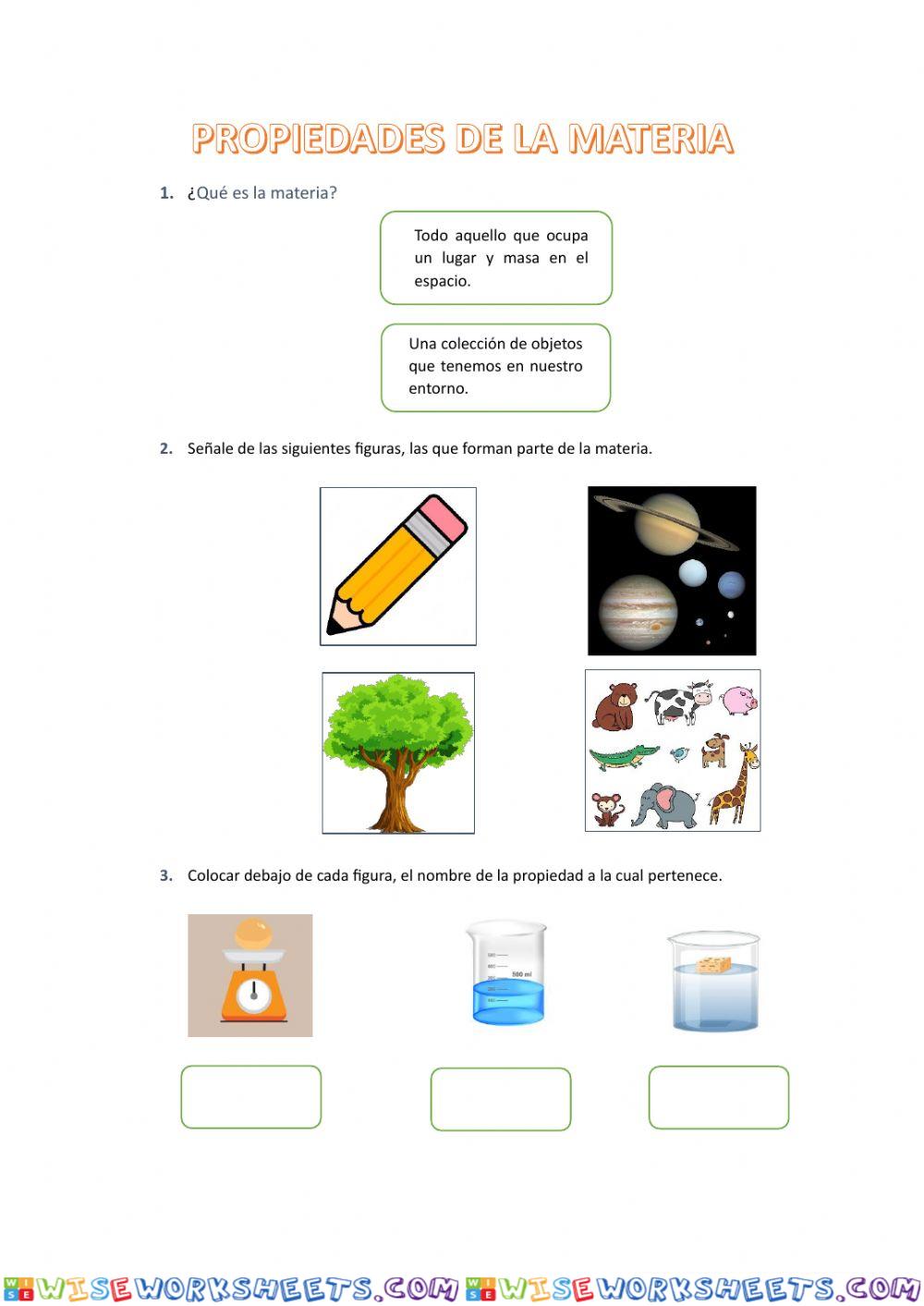 Propiedades de la Materia