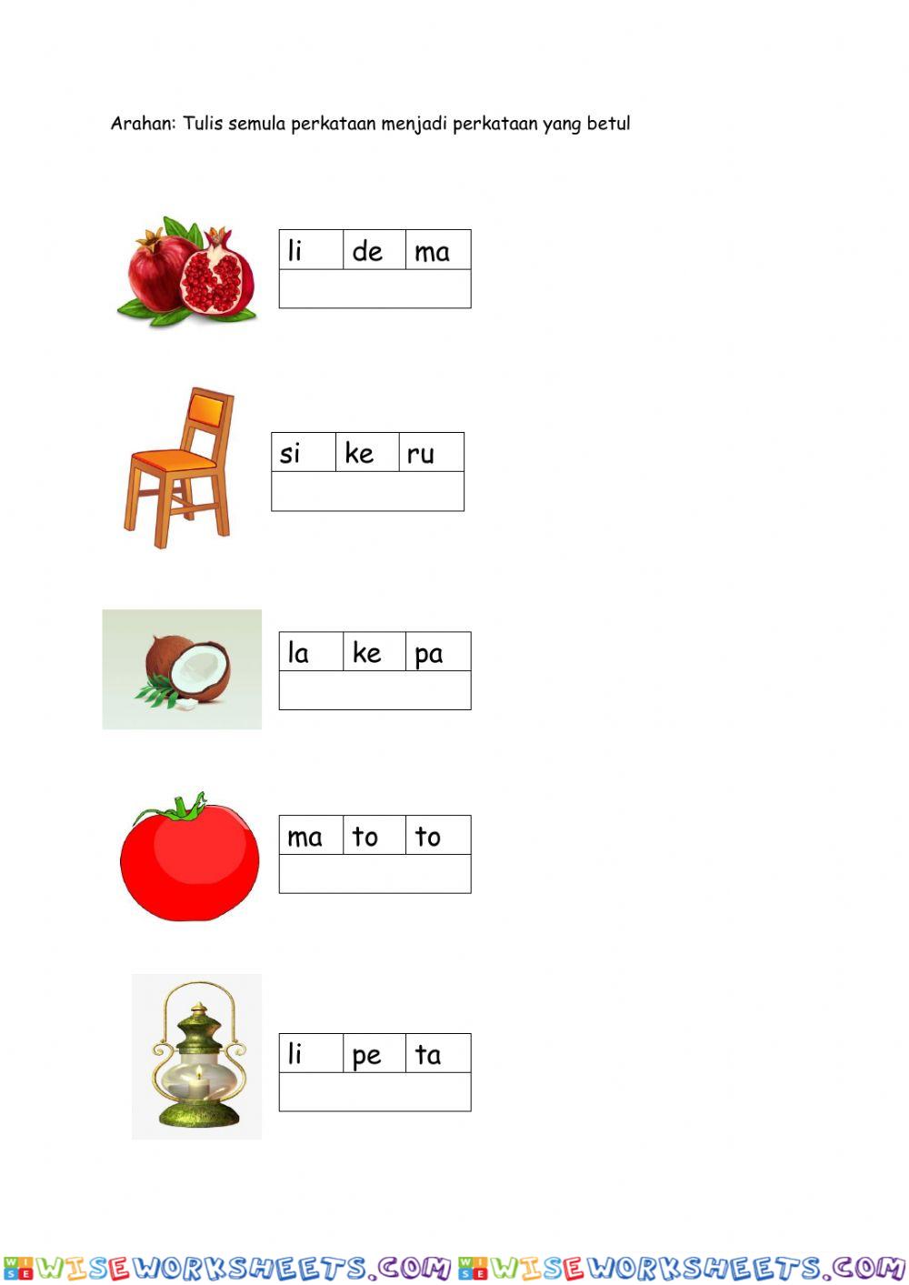worksheet