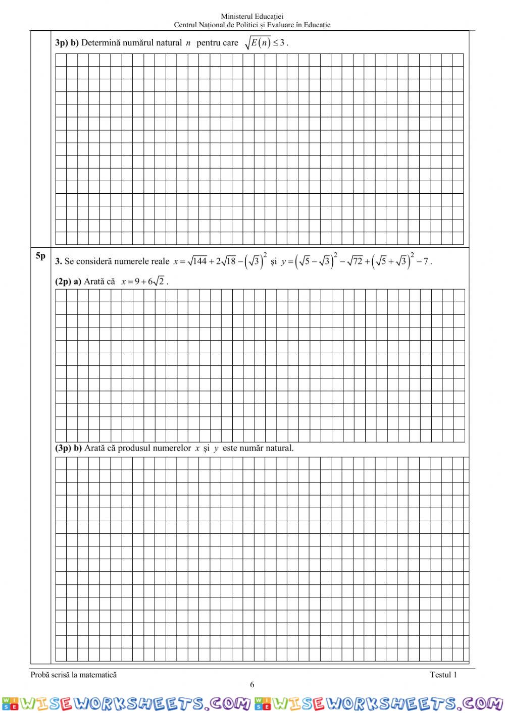 worksheet